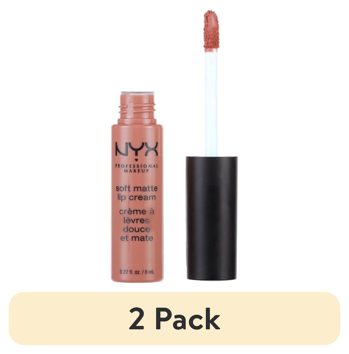 NYX Professional Makeup Soft Matte Lip Cream, Lightweight Liquid Lipstick, 04 London, 0.8 Fl Oz