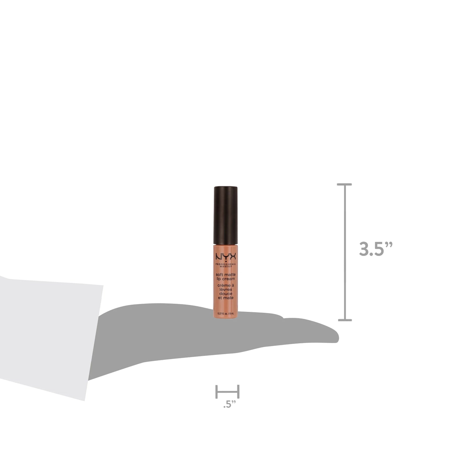 NYX Professional Makeup Soft Matte Lip Cream, Lightweight Liquid Lipstick, 04 London, 0.8 Fl Oz