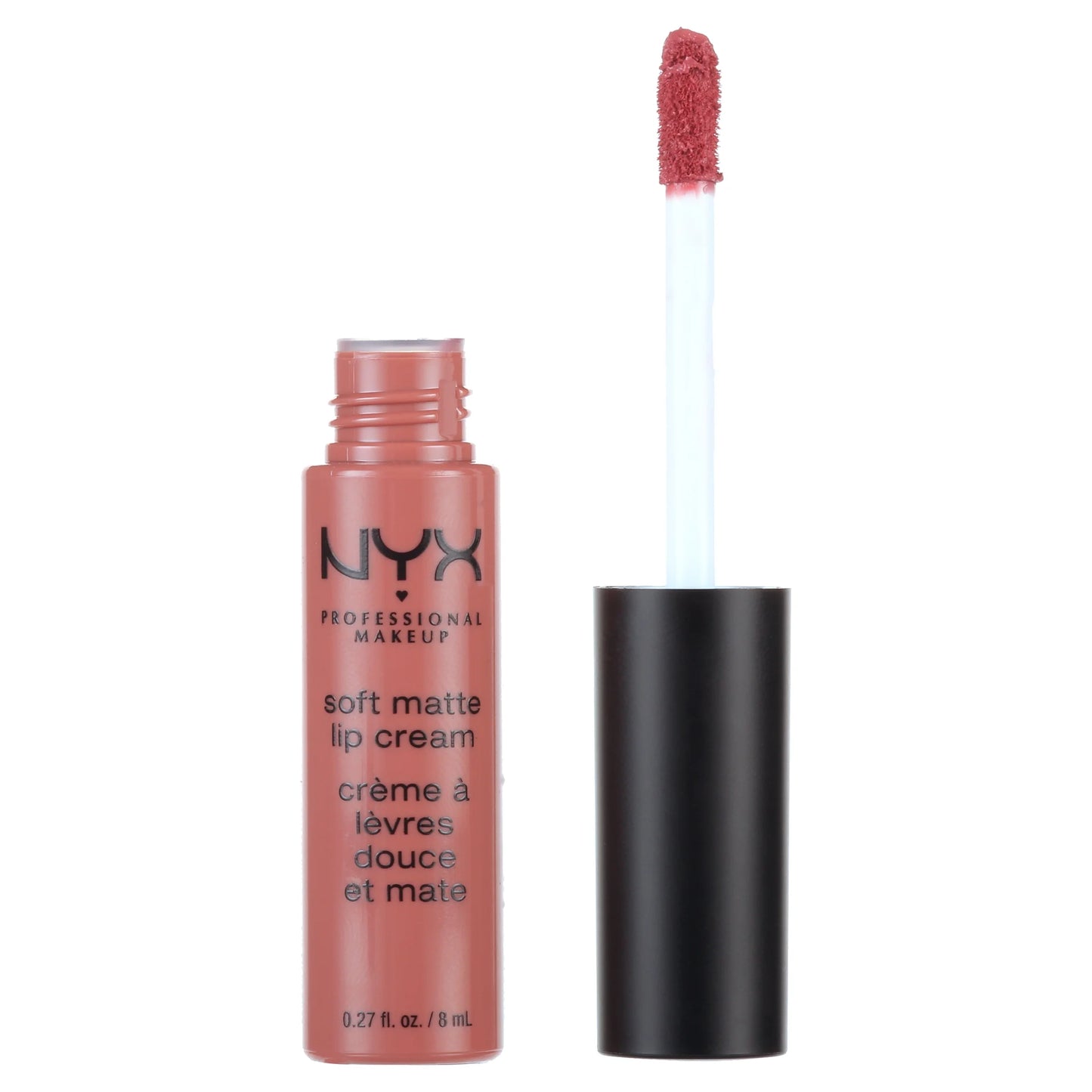 NYX Professional Makeup Soft Matte Lip Cream, Lightweight Liquid Lipstick, 04 London, 0.8 Fl Oz